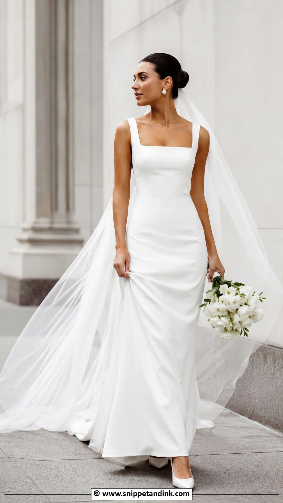 Minimalist Designer Wedding Dress - Snippet and Ink - 30 Designer Wedding Dresses