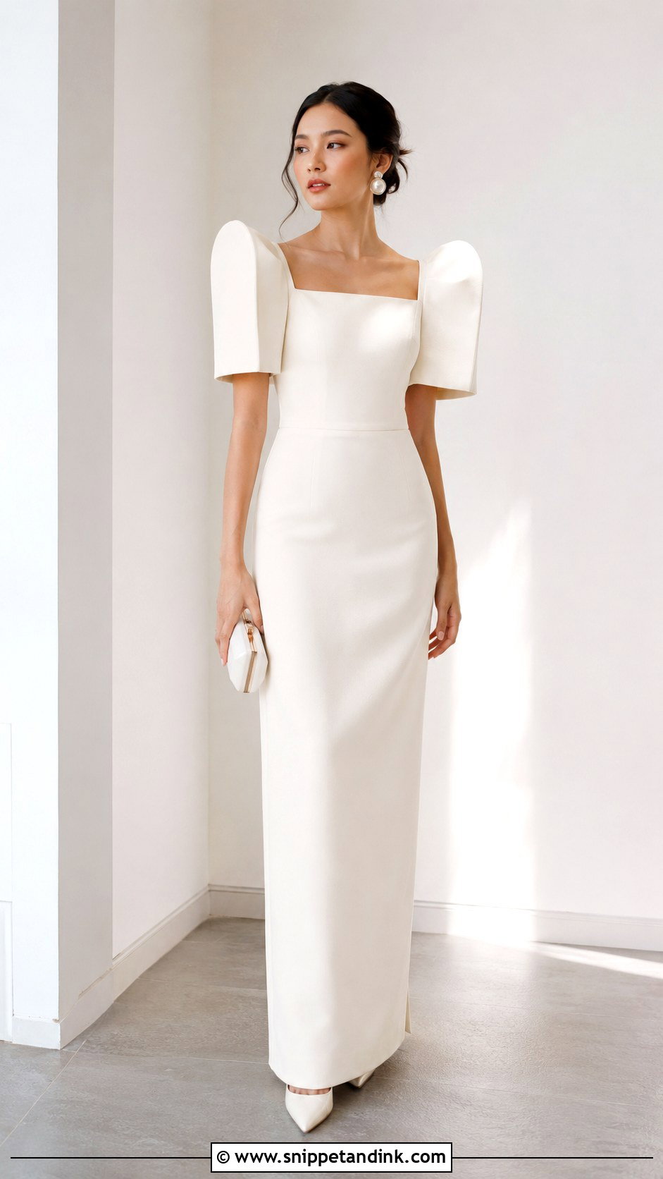 Minimalist Filipiniana Gown - Snippet and Ink - 25 Filipiniana Gown Ideas