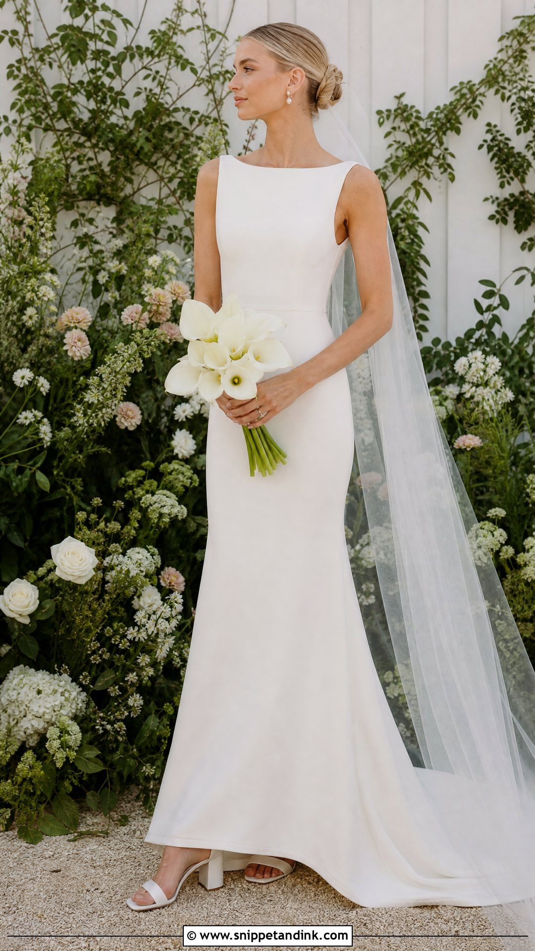 Minimalist Garden Wedding Gown - Snippet and Ink - 25 Garden Wedding Gown Ideas