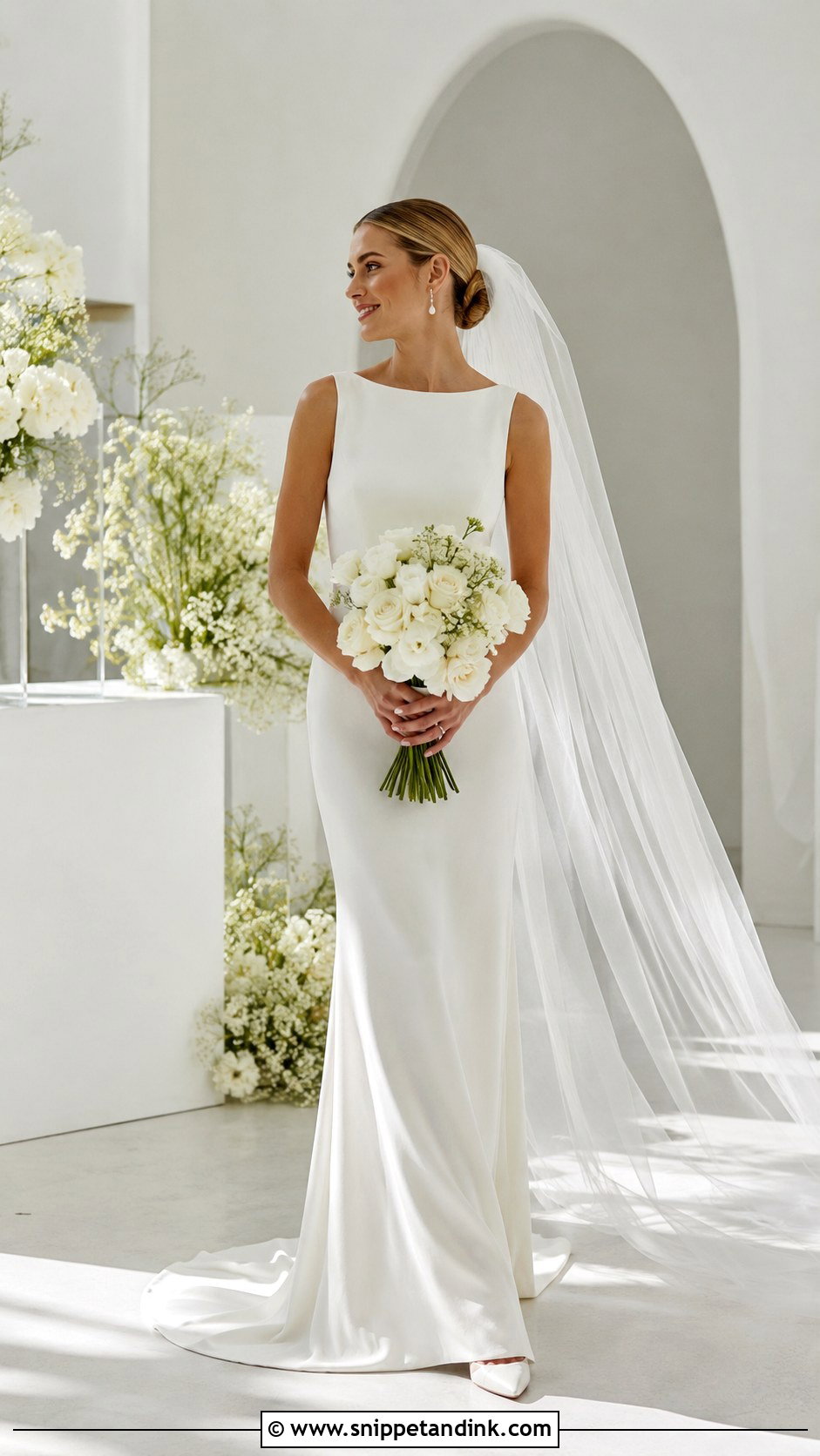 Minimalist Gown For Wedding - Snippet and Ink - 25 Gowns for Wedding