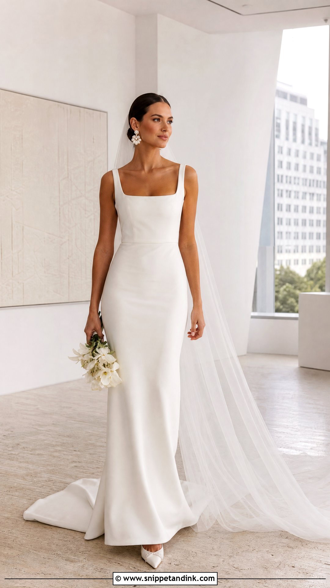 Minimalist Gown Wedding Dress - Snippet and Ink - 25 Gown Wedding Dress Ideas