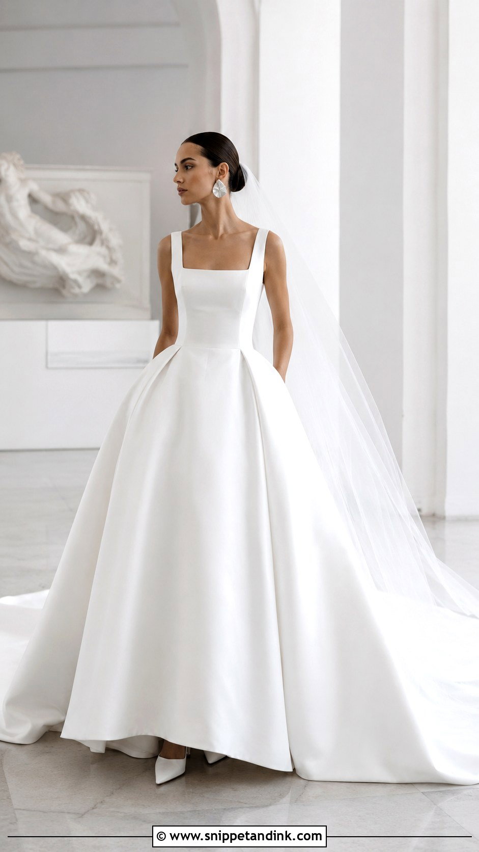 Minimalist Grand Wedding Dress - Snippet and Ink - 20 Grand Wedding Dress Ideas