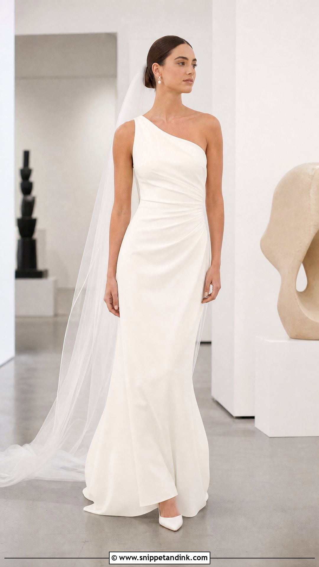 Minimalist Greek Style Wedding Dress - Snippet and Ink - 25 Greek Style Wedding Dress Ideas