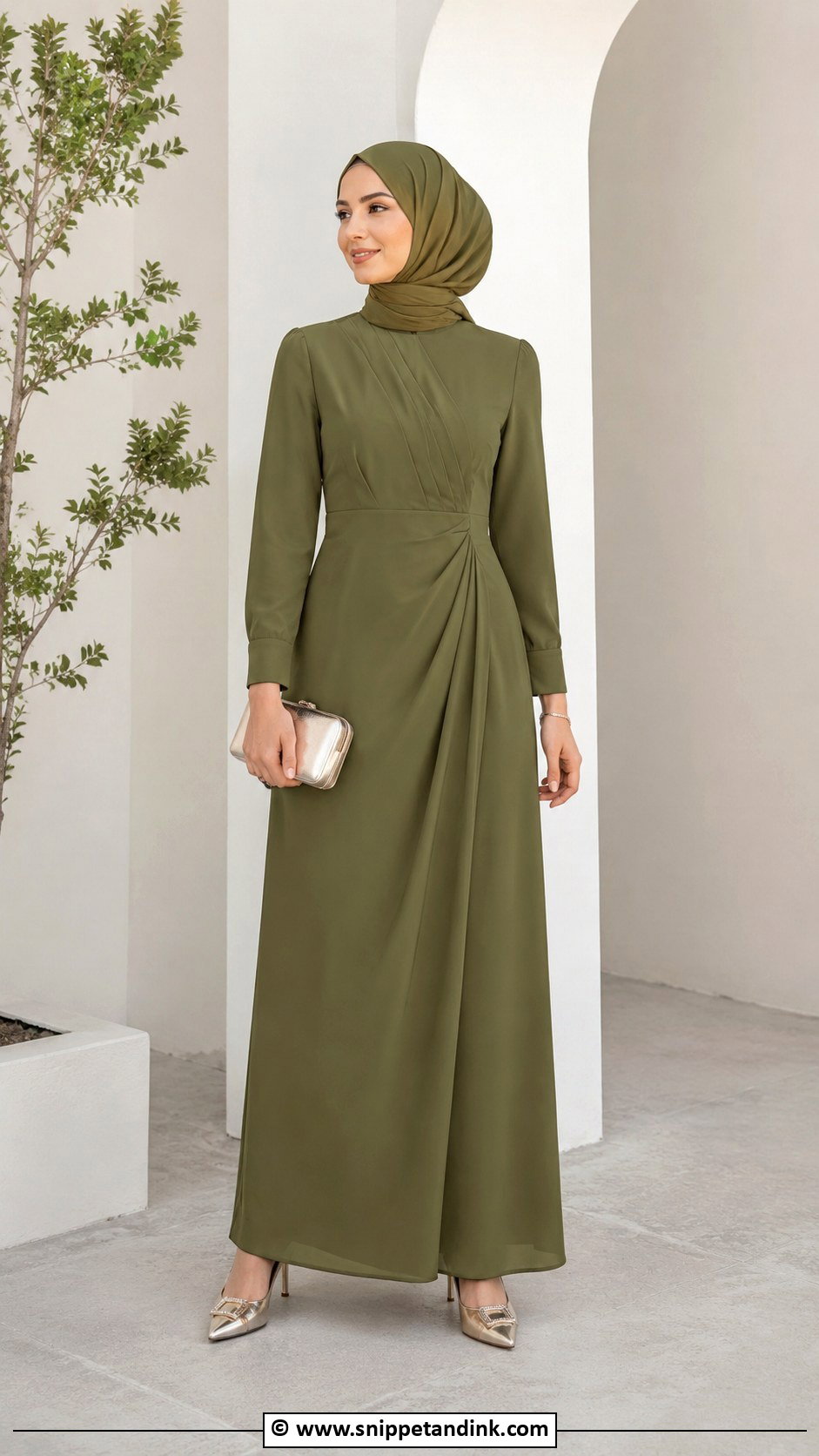 Minimalist Hijab Wedding Outfit - Snippet and Ink - 25 Hijab for Wedding Ideas