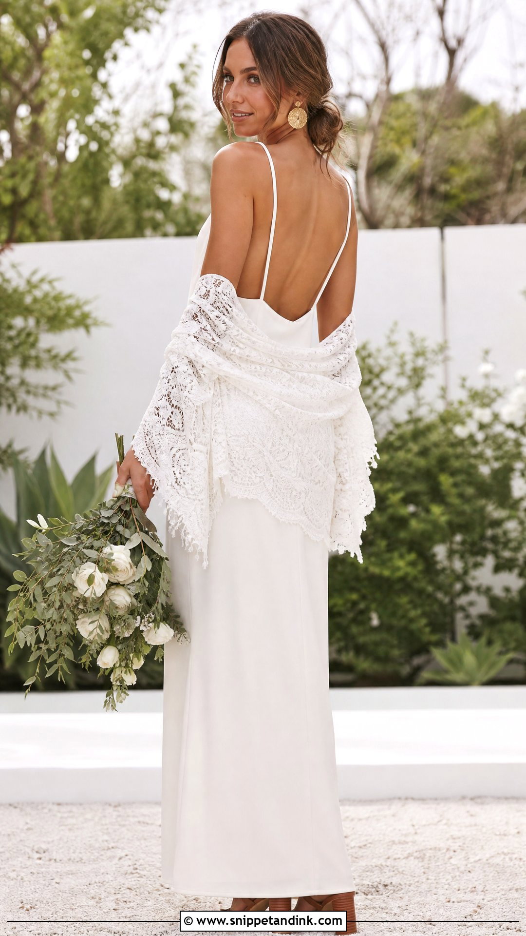 Minimalist Hippie Wedding Dress - Snippet and Ink - 20 Hippie Wedding Dresses
