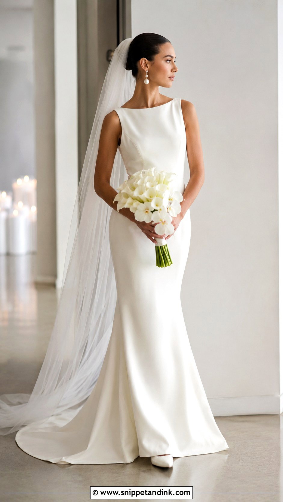 Minimalist Mermaid Bridal Dress - Snippet and Ink - 25 Mermaid Bridal Dress Ideas
