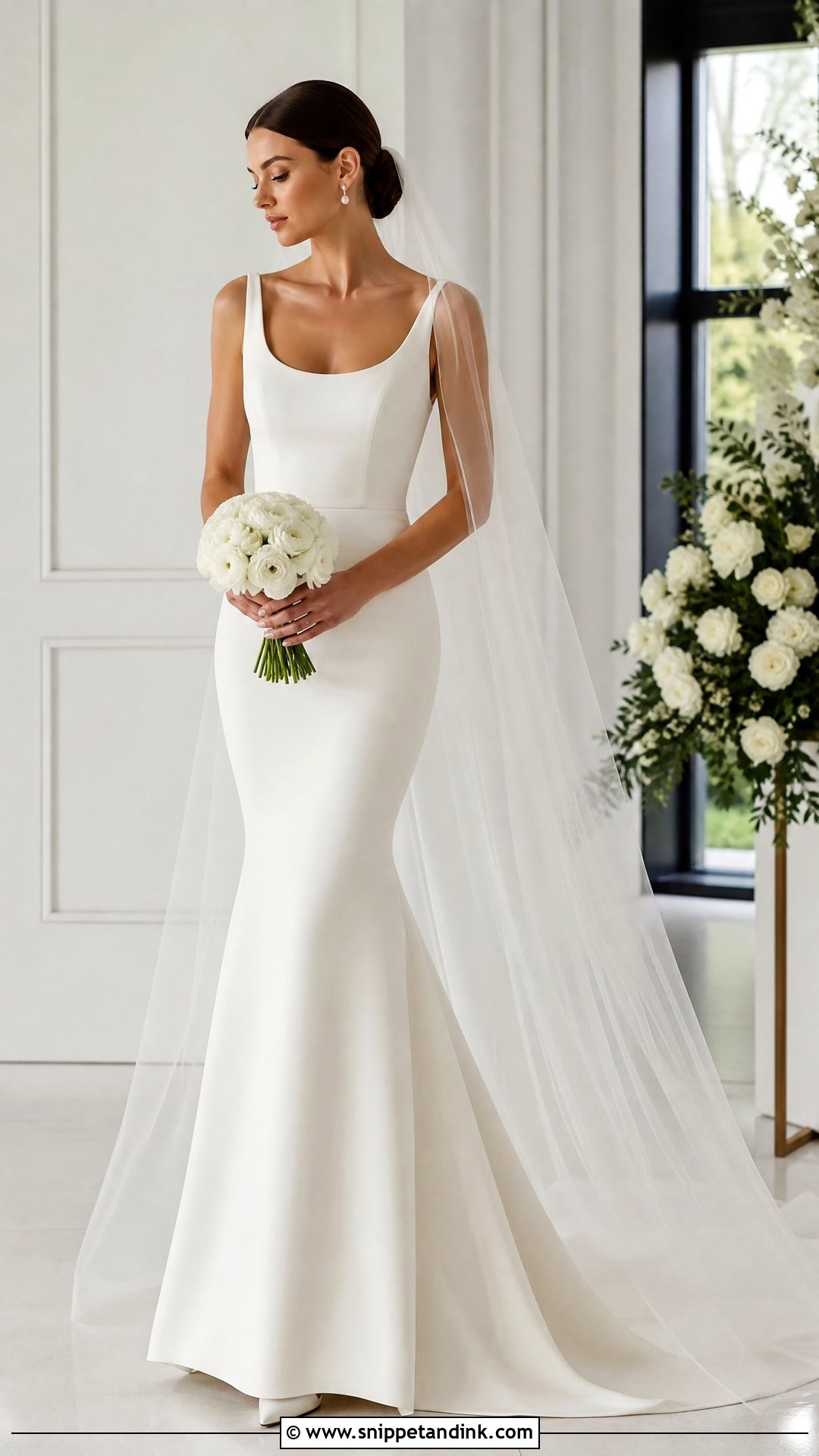 Minimalist Mermaid Bridal Dress - Snippet and Ink - 25 Bridal Dresses Simple Elegant