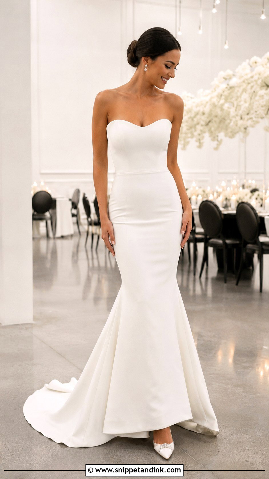 Minimalist Mermaid Wedding Dress - Snippet and Ink - 30 Elegant Minimalist Wedding Dress Ideas