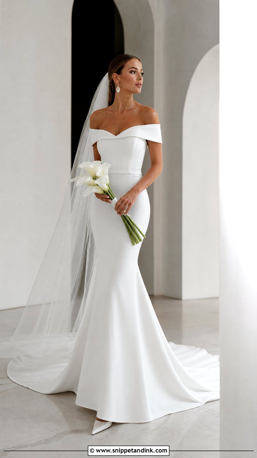 Minimalist Mermaid Wedding Dress - Snippet and Ink - 20 Dream Wedding Dresses Mermaid