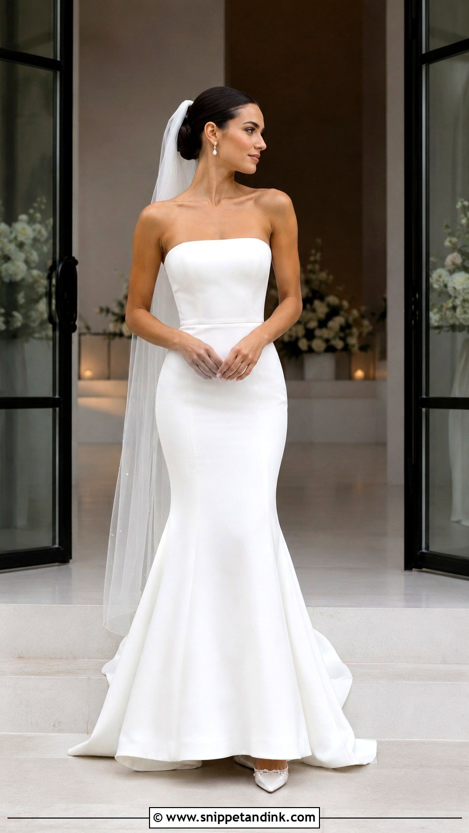Minimalist Mermaid Wedding Dress - Snippet and Ink - 25 Classic Minimalist Wedding Dress Ideas