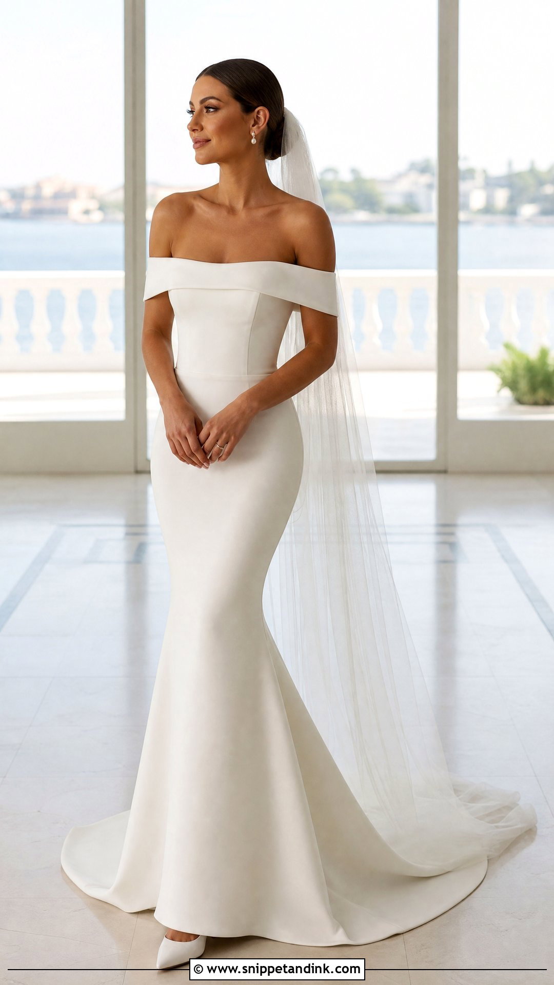 Minimalist Mermaid Wedding Dress - Snippet and Ink - 25 Simple Romantic Wedding Dress Ideas