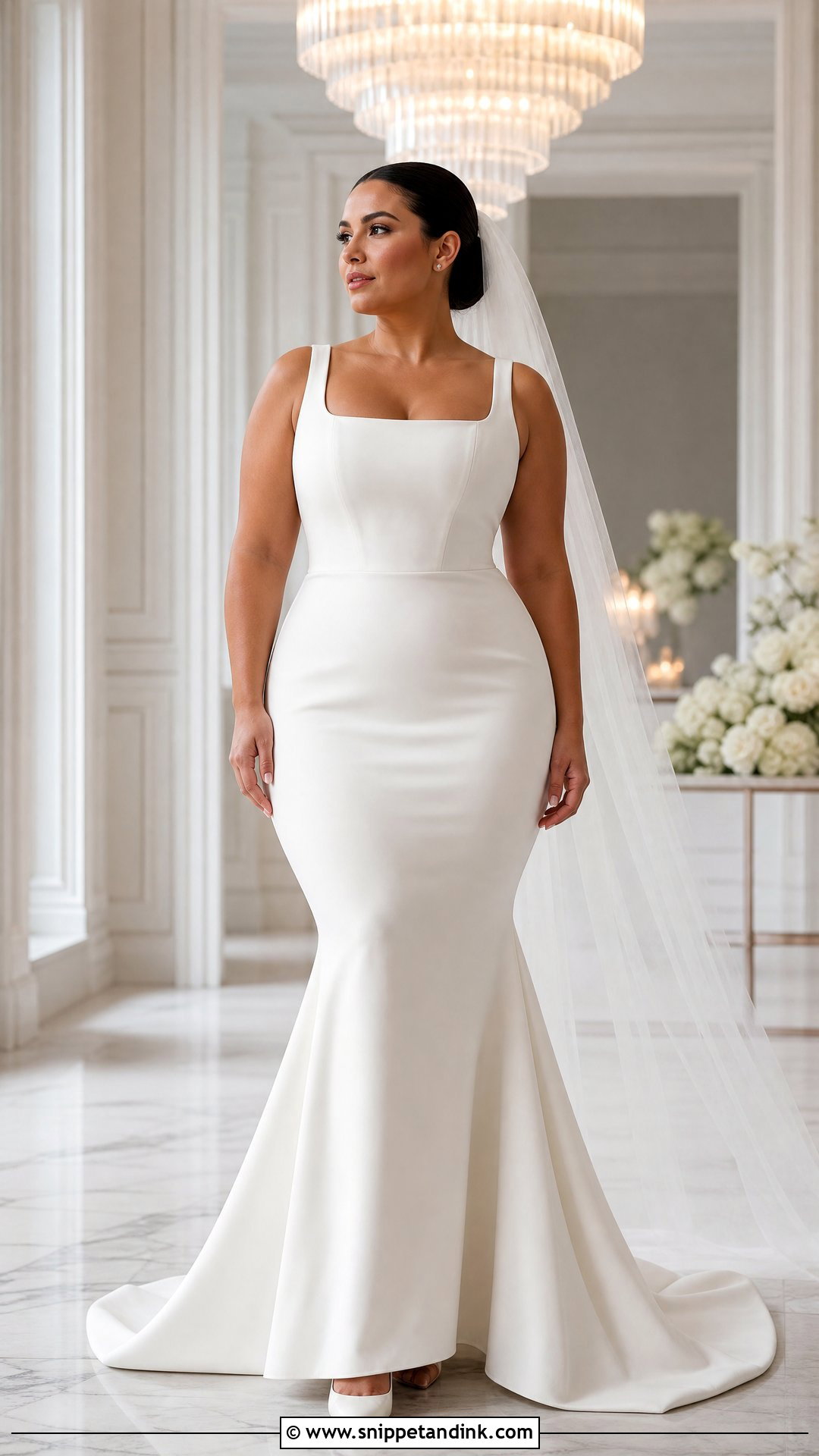 Minimalist Mermaid Wedding Gown - Snippet and Ink - 20 Simple Wedding Gowns Elegant Classy
