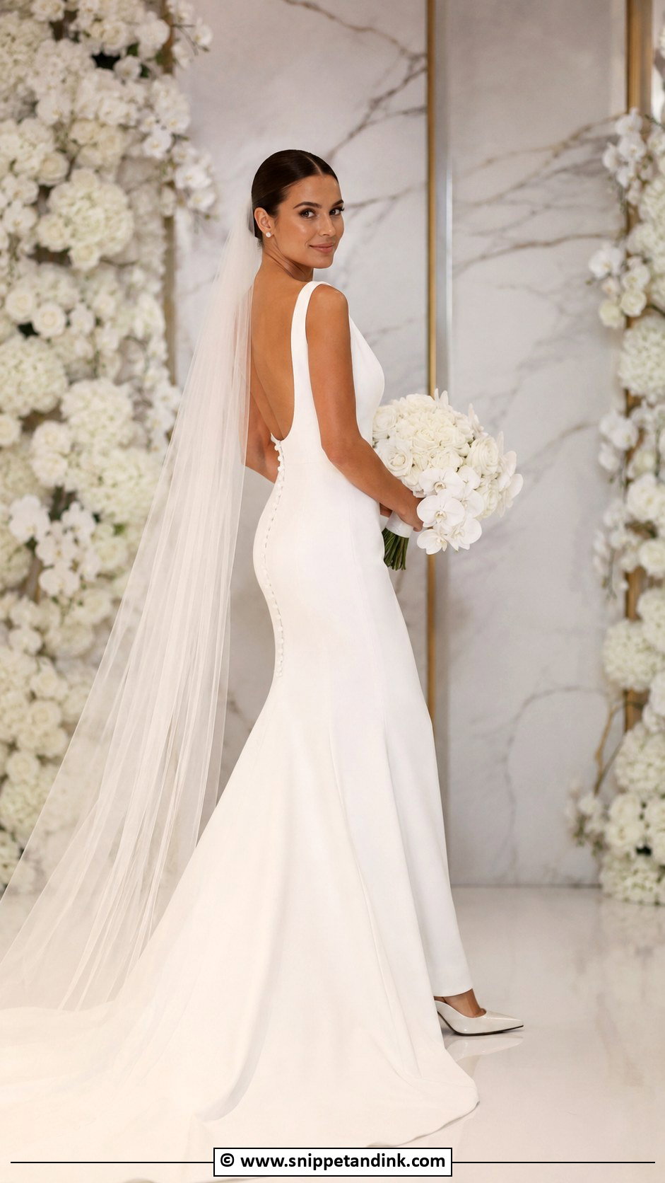 Minimalist Mermaid Wedding Gown - Snippet and Ink - 25 Minimalist Wedding Gown Ideas