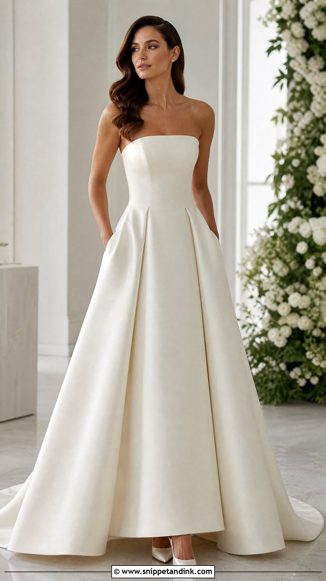 Minimalist Mikado Wedding Dress - Snippet and Ink - 25 Minimalistic Wedding Dress Ideas