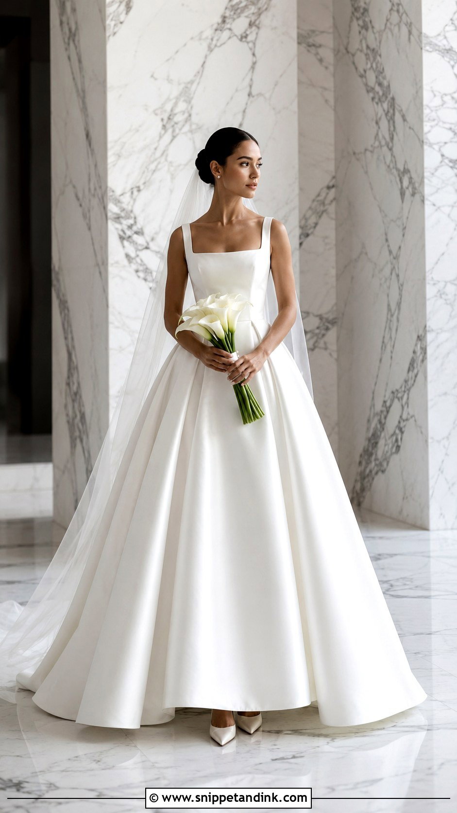 Minimalist Mikado Wedding Dress Ballgown - Snippet and Ink - 20 Elegant Wedding Dress Ballgown Ideas