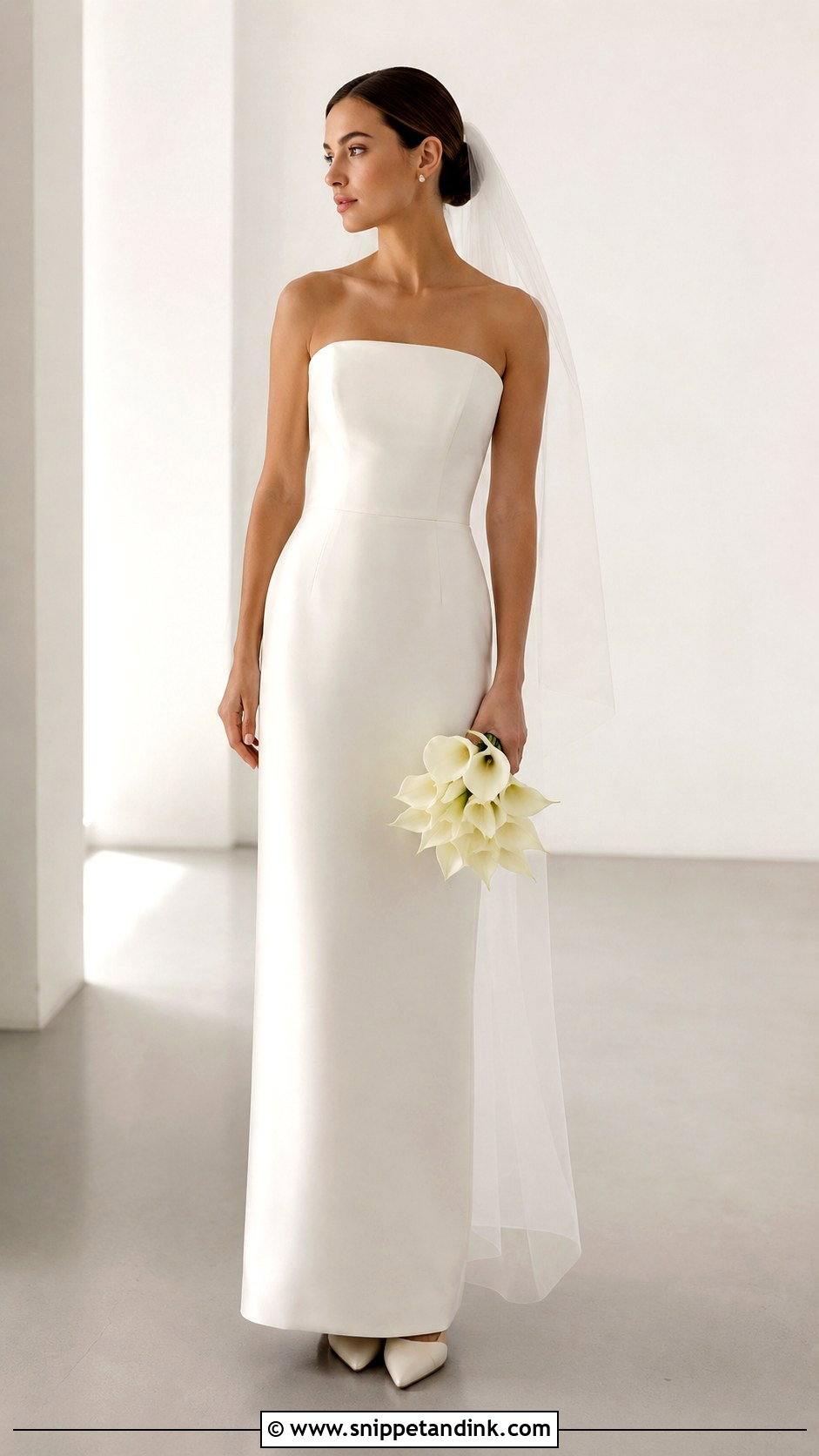 Minimalist Mikado Wedding Dress - Snippet and Ink - 25 Mikado Wedding Dress Ideas