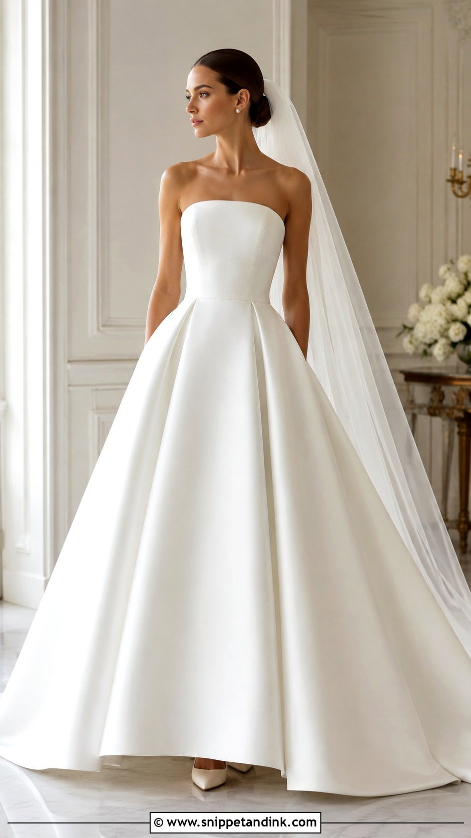 Minimalist Poofy Wedding Dress - Snippet and Ink - 30 Poofy Wedding Dress Ideas