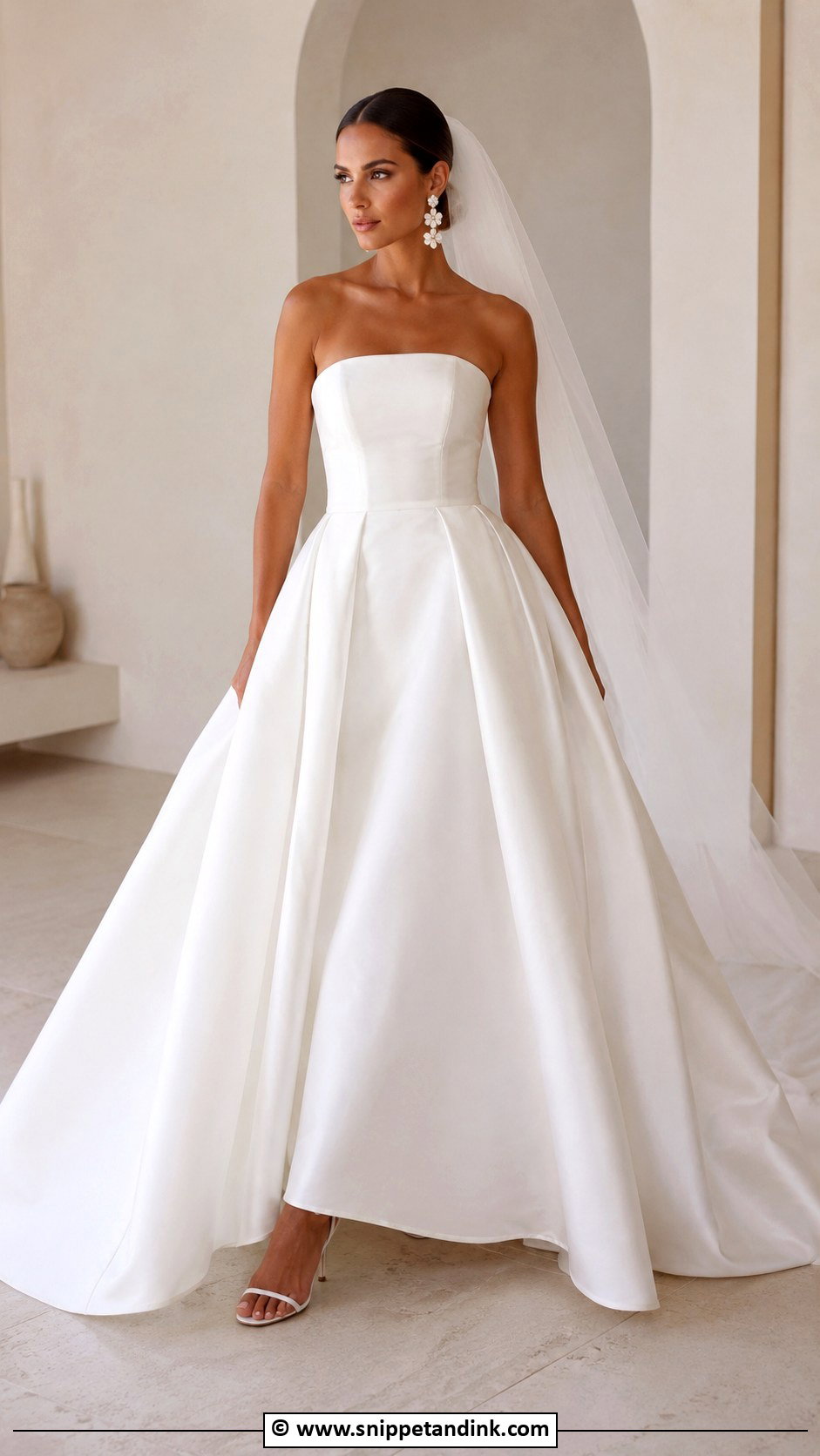 Minimalist Princess Wedding Dress - Snippet and Ink - 35 Princess Wedding Dress Ideas