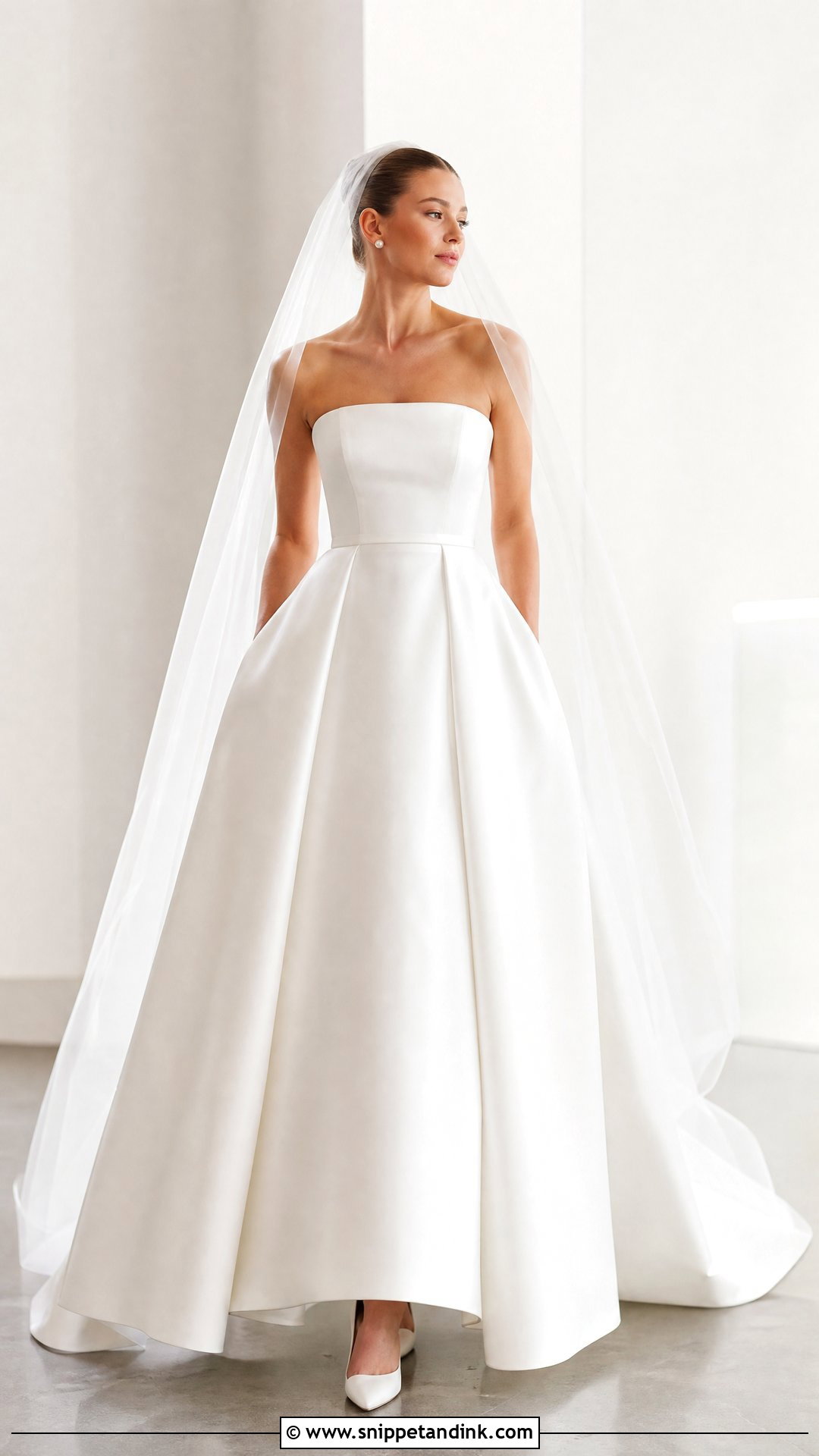 Minimalist Princess Wedding Dress - Snippet and Ink - 25 Princess Style Wedding Dresses