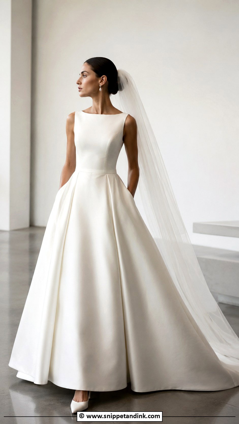 Minimalist Princess Wedding Dress - Snippet and Ink - 35 Princess Wedding Dresses