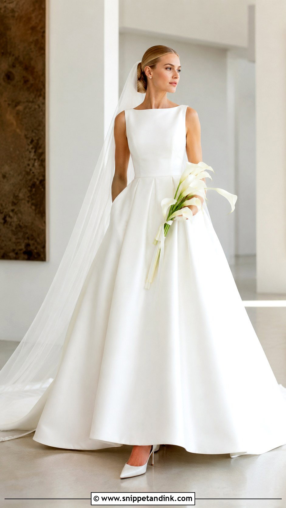 Minimalist Royal Wedding Dress - Snippet and Ink - 25 Royalty Wedding Dress Ideas