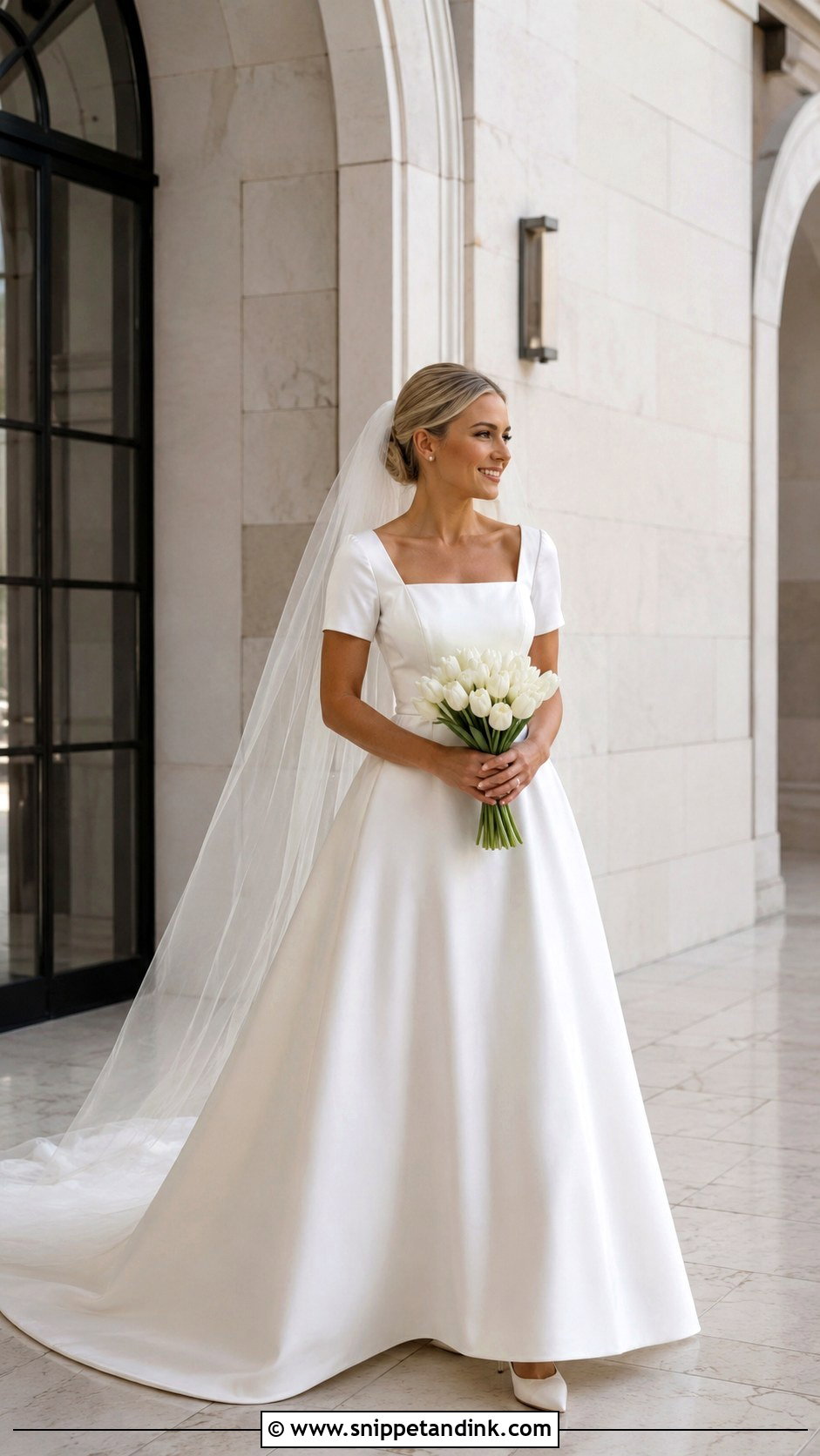 Minimalist Satin Utah Wedding Dress - Snippet and Ink - 20 Utah Wedding Dress Ideas