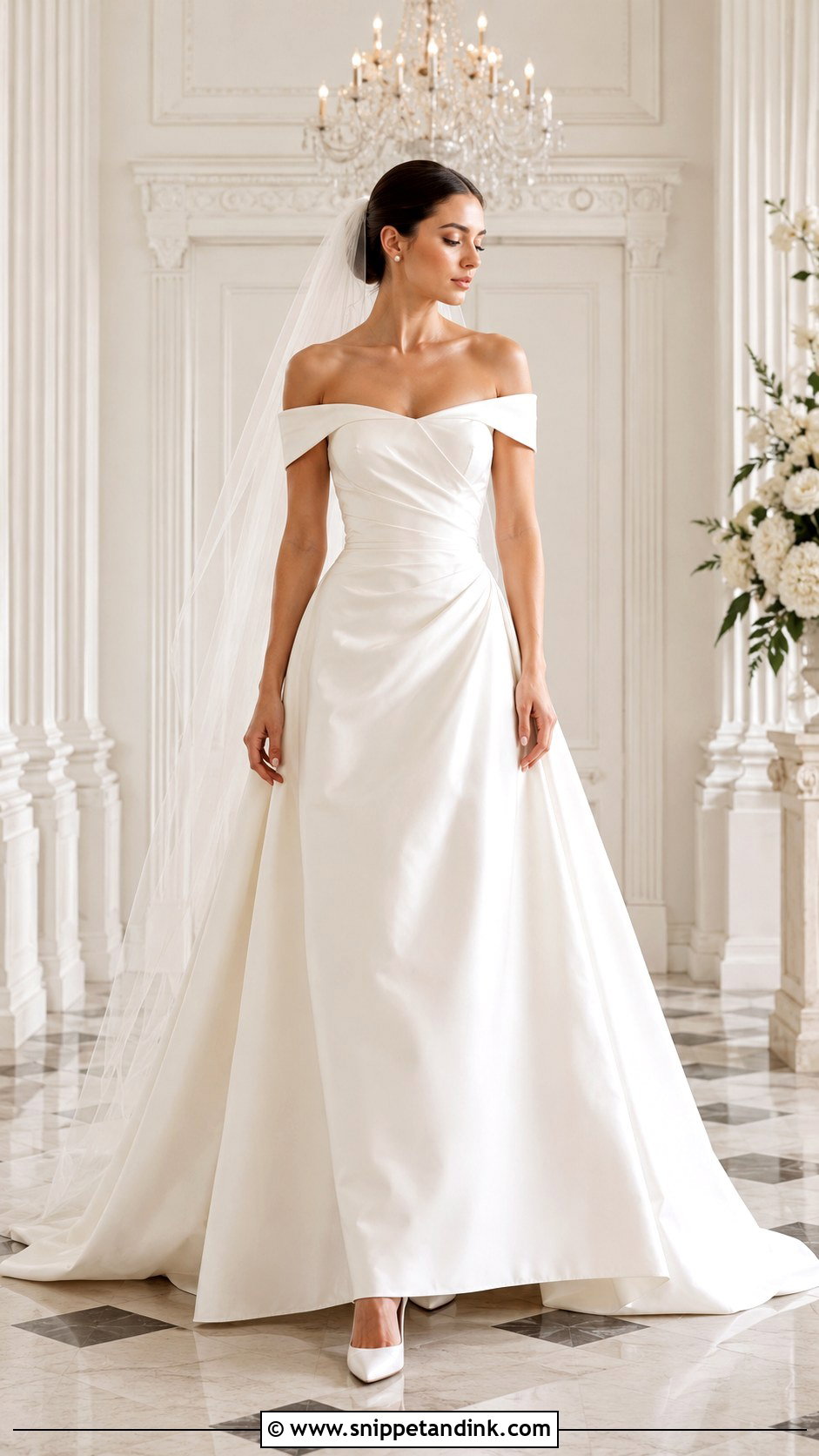 Minimalist Satin Wedding Dress - Snippet and Ink - 30 Elegant Minimalist Wedding Dress Ideas