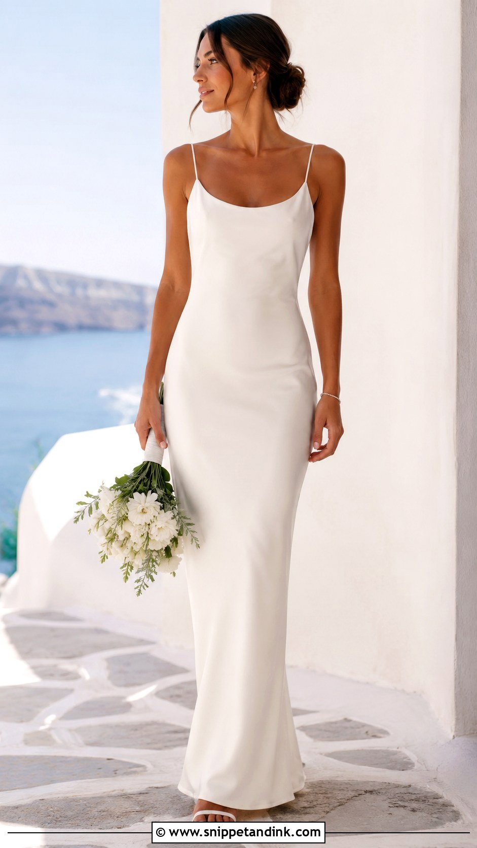 Minimalist Sheath Wedding Dress - Snippet and Ink - 30 Elegant Minimalist Wedding Dress Ideas
