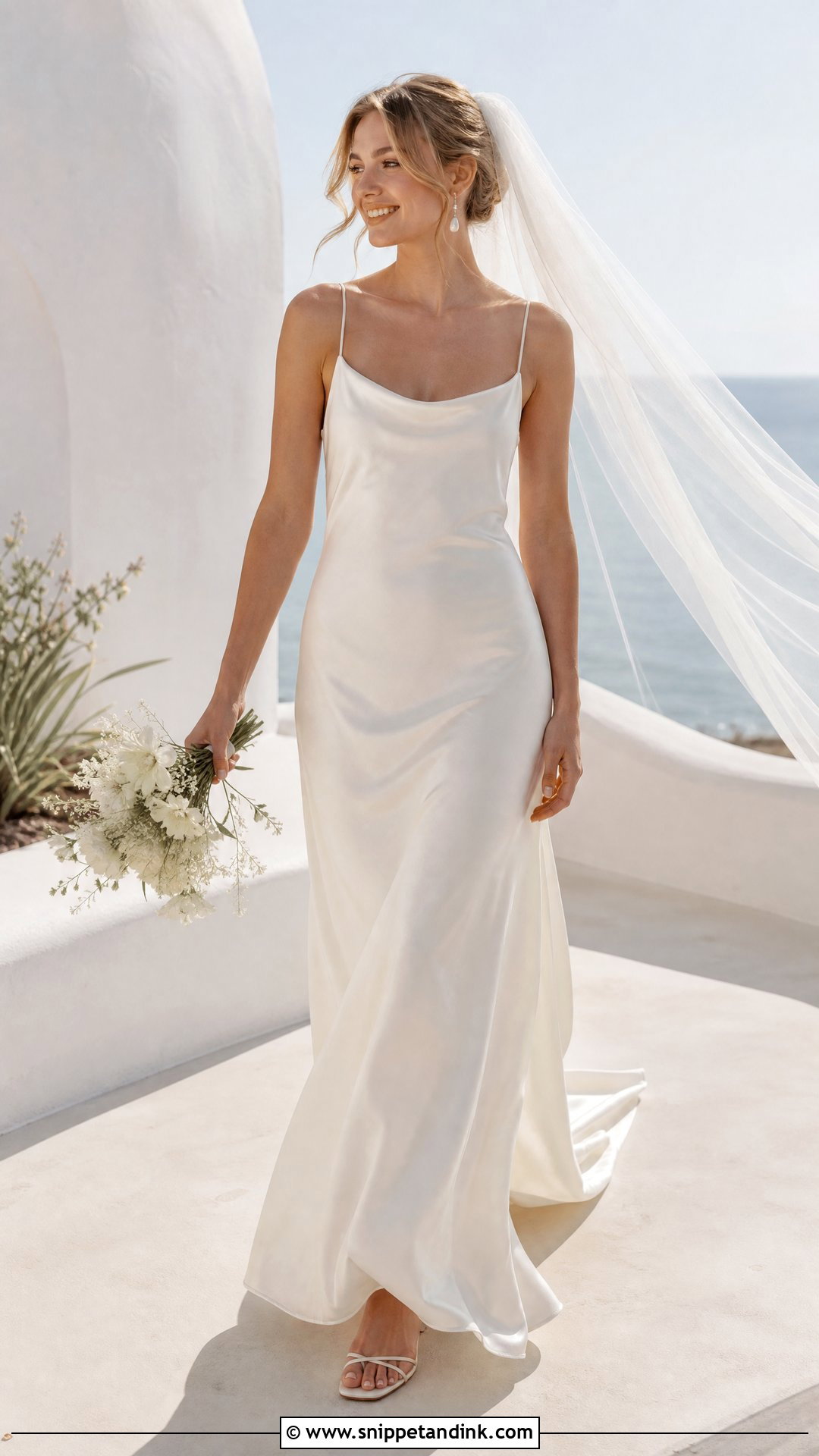 Minimalist Silk Wedding Dress - Snippet and Ink - 25 Minimalistic Wedding Dress Ideas