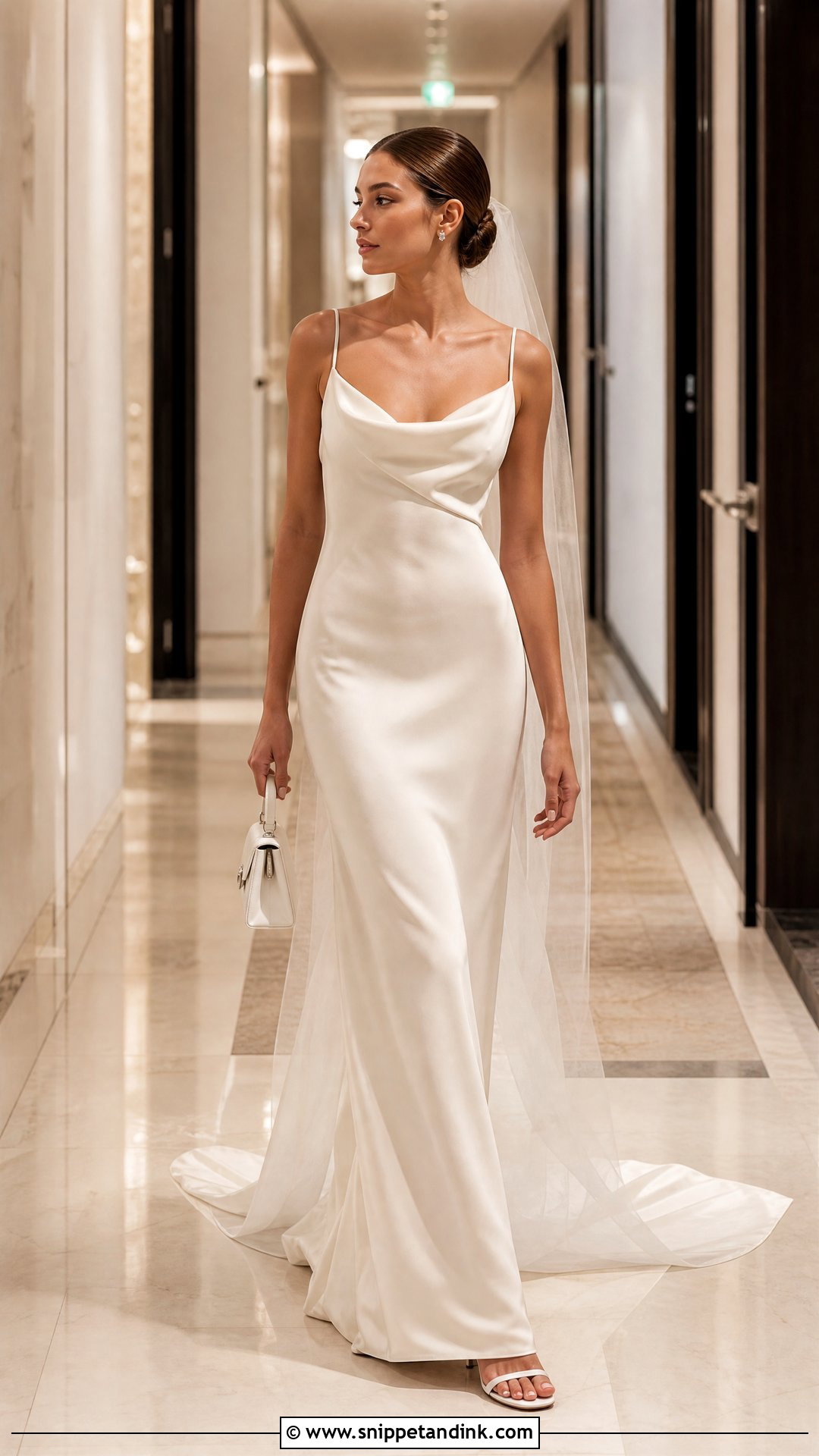 Minimalist Slip Wedding Dress - Snippet and Ink - 20 Wedding Vogue Ideas