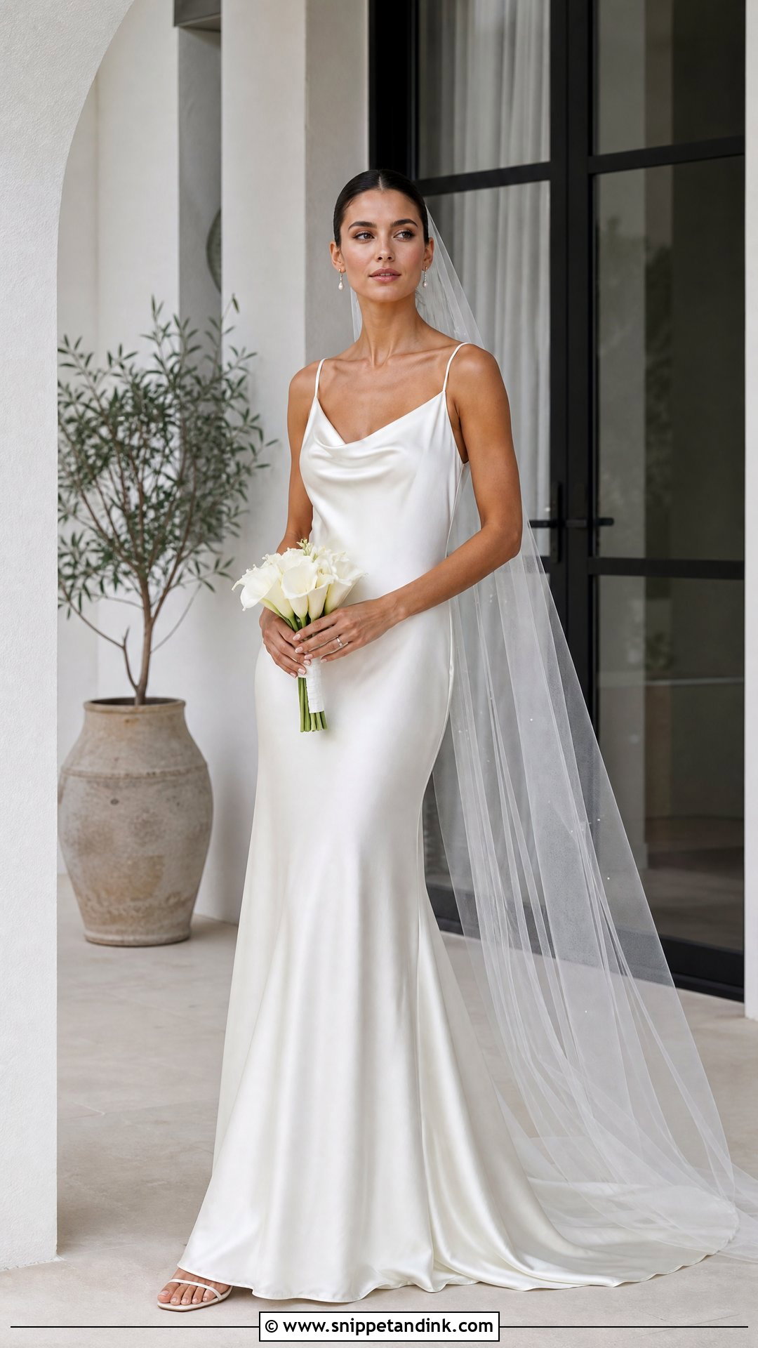 Minimalist Slip Wedding Dress - Snippet and Ink - 25 Wedding Dresses 2026 Bride