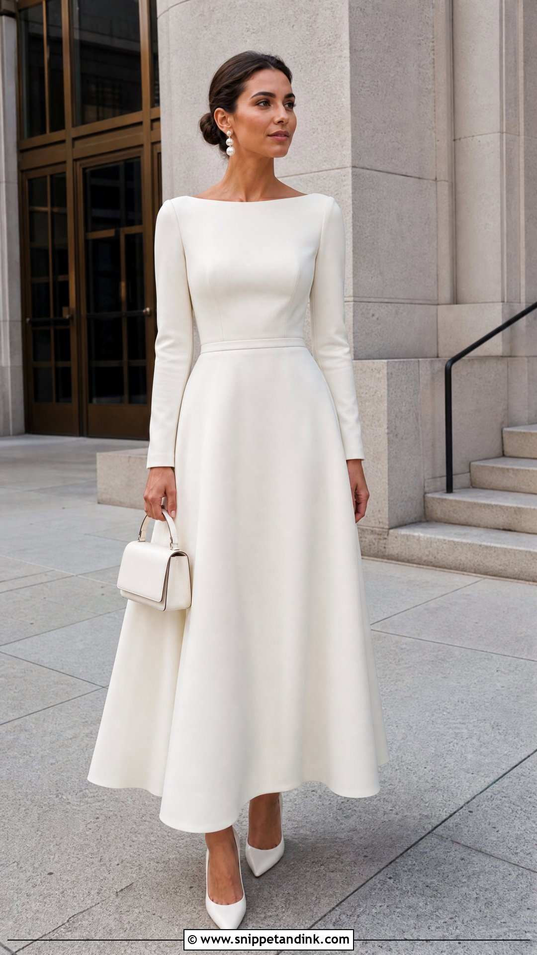 Minimalist Teacup Wedding Dress - Snippet and Ink - 20 Teacup Wedding Dress Ideas