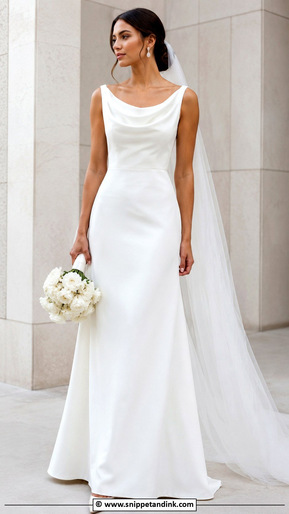 Minimalist Wedding Dress - Snippet and Ink - 30 Classy Timeless Wedding Dress Ideas