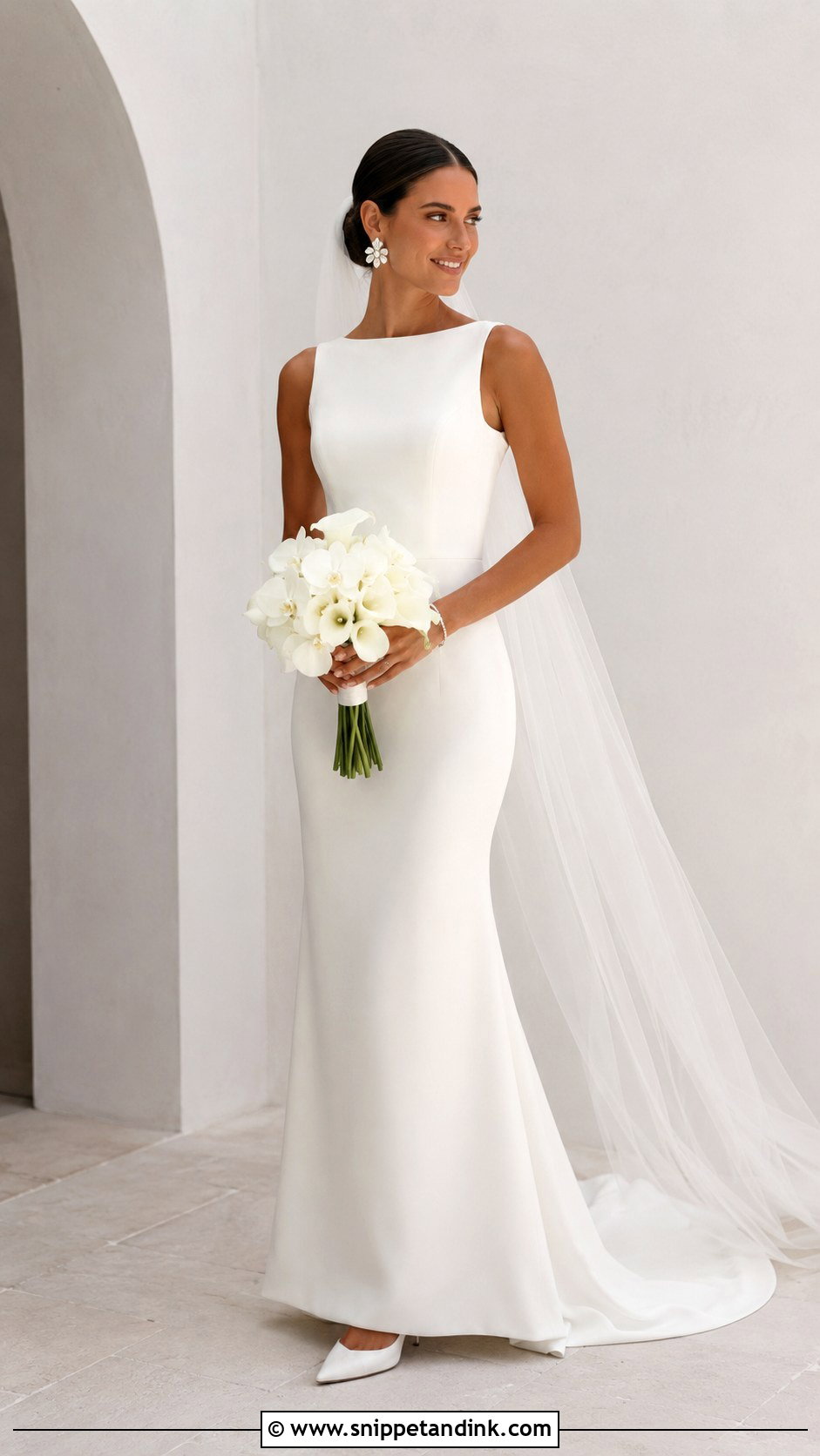 Minimalist Wedding Dress - Snippet and Ink - 25 Classy Elegant Wedding Dresses