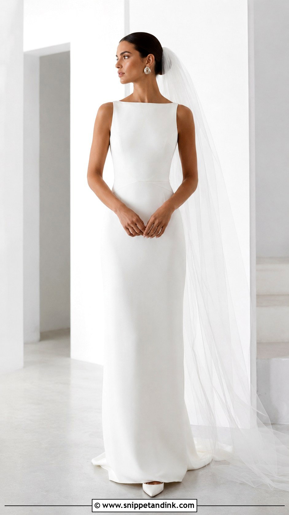 Minimalist Wedding Dress - Snippet and Ink - 25 Most Beautiful Wedding Dresses