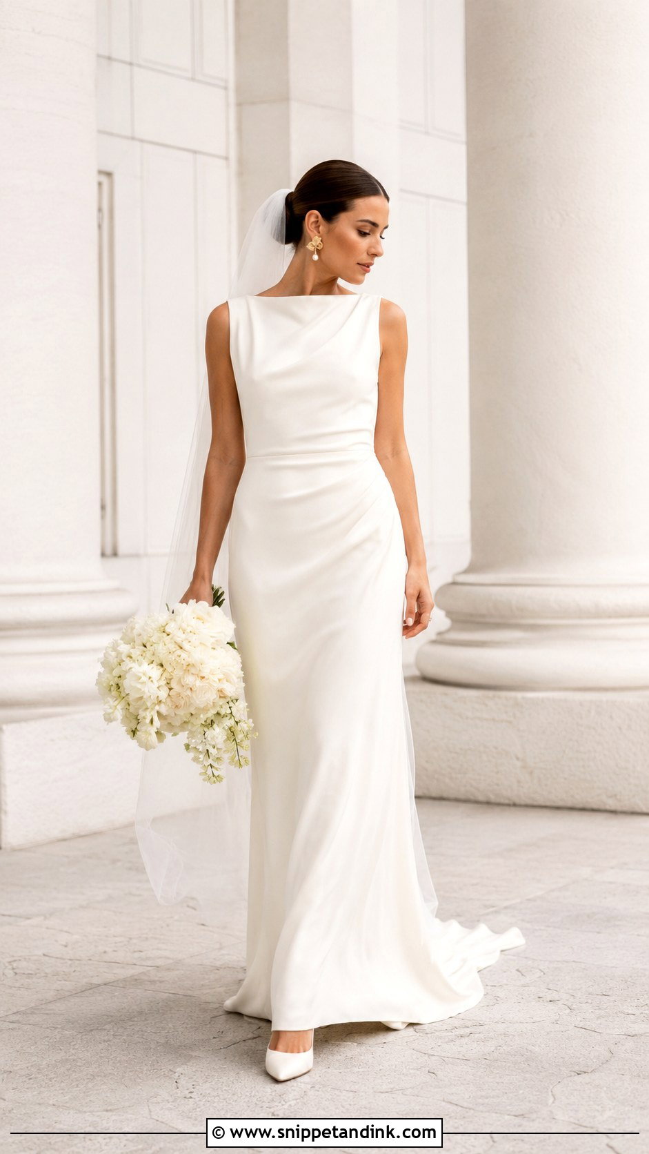 Minimalist Wedding Dress - Snippet and Ink - 25 Women Wedding Dress Ideas