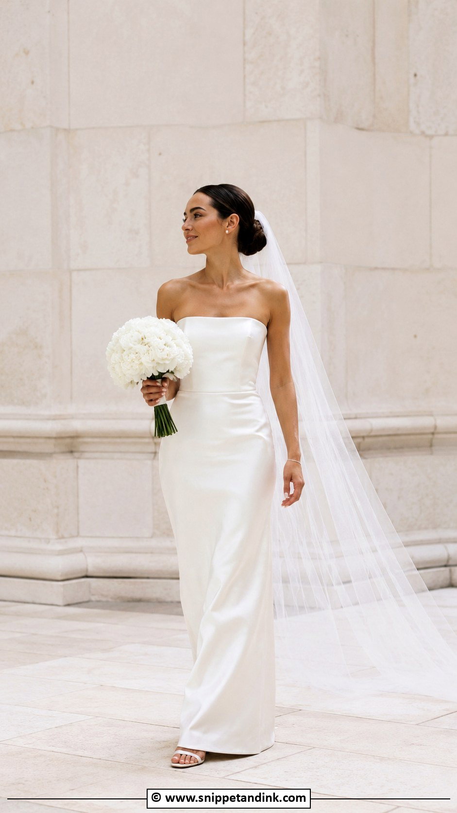 Minimalist Wedding Dress - Snippet and Ink - 30 Elegant Wedding Dresses