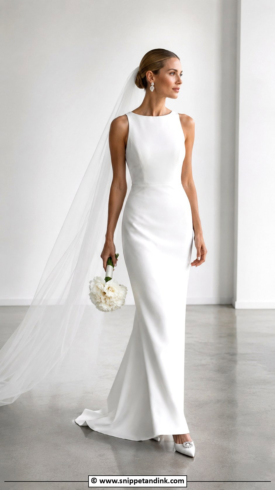 Minimalist Wedding Dress - Snippet and Ink - 30 Luxury Wedding Dress Ideas