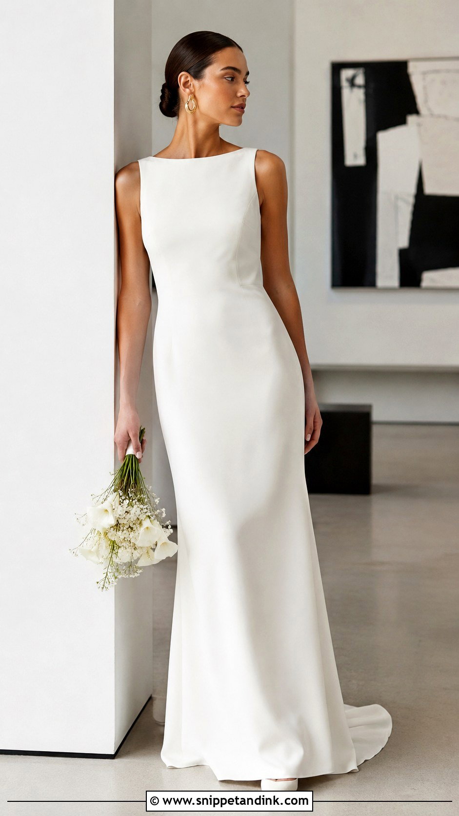 Minimalist Wedding Dress - Snippet and Ink - 30 Stunning Wedding Dresses