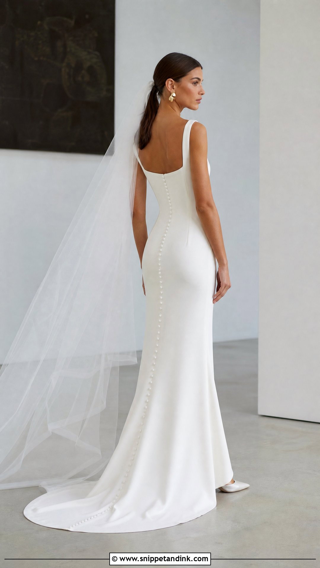 Minimalist Wedding Dress With Buttons - Snippet and Ink - 20 Wedding Dress with Buttons Down the Back Ideas