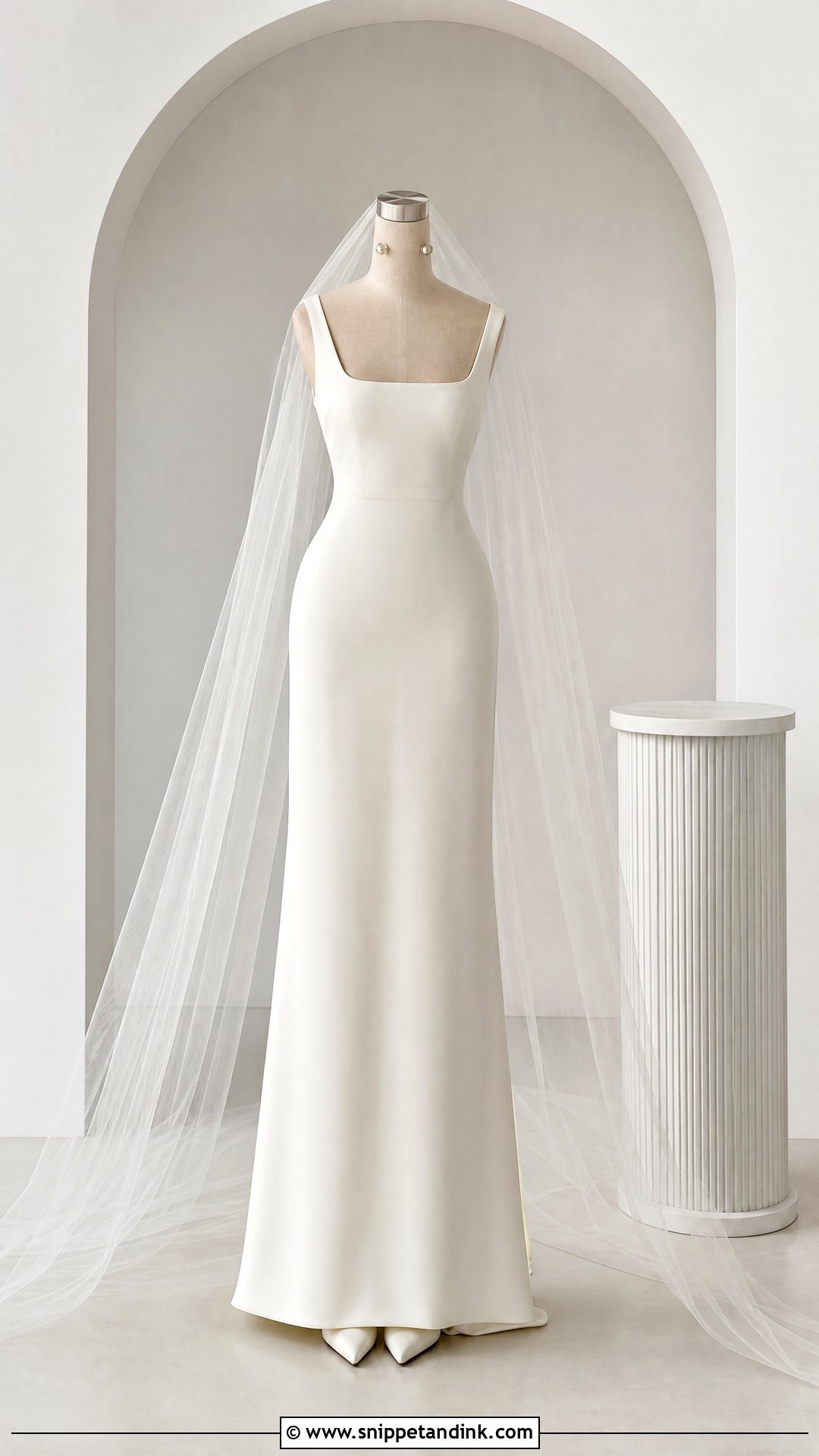 Minimalist Wedding Dress on Mannequin - Snippet and Ink - 20 Wedding Dress on Mannequin Ideas
