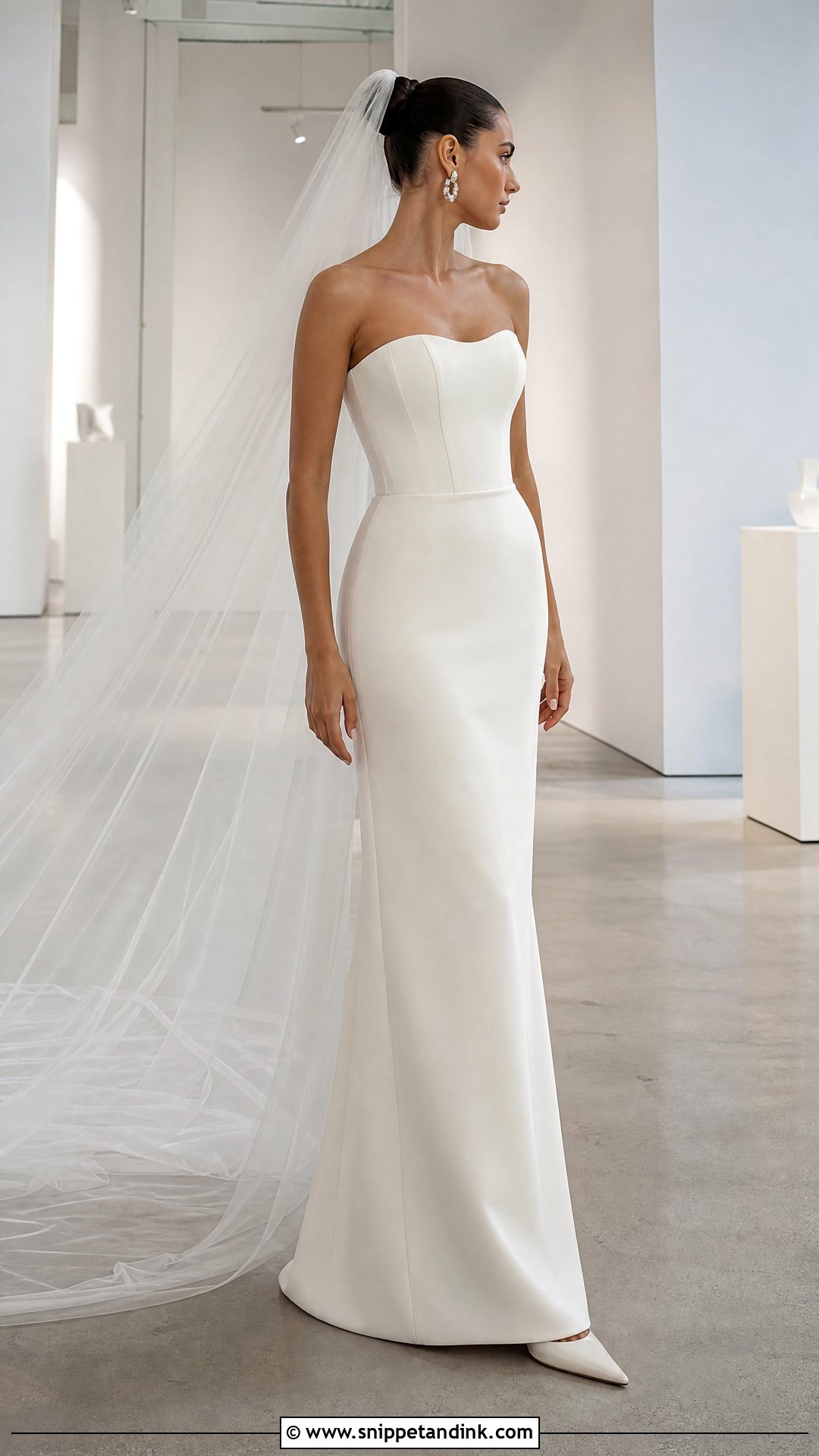 Minimalist Wedding Dress with Boning - Snippet and Ink - 20 Wedding Dress with Boning Ideas