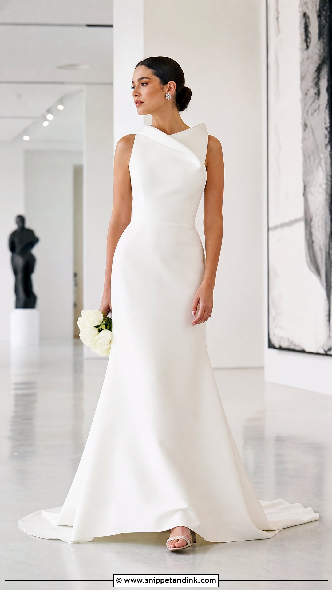 Minimalist Wedding Gown - Snippet and Ink - 25 Elegant Wedding Gown Ideas