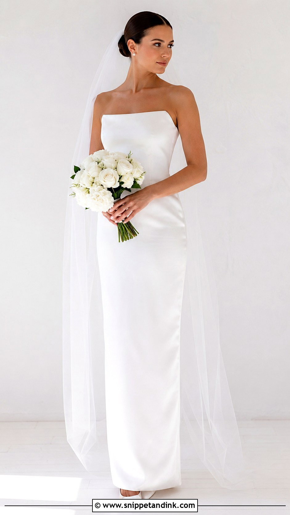 Minimalist Wedding Gown - Snippet and Ink - 25 Wedding Gown Styles