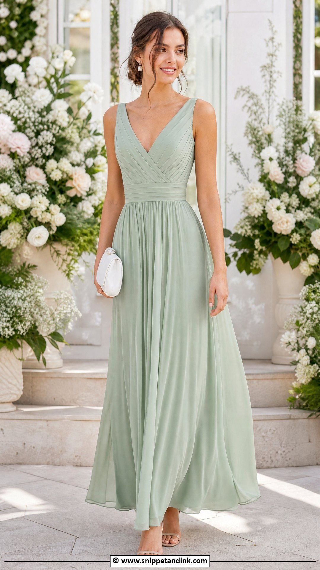 Mint Green Maid Of Honour Dress - Snippet and Ink - 35 Maid of Honour Dresses