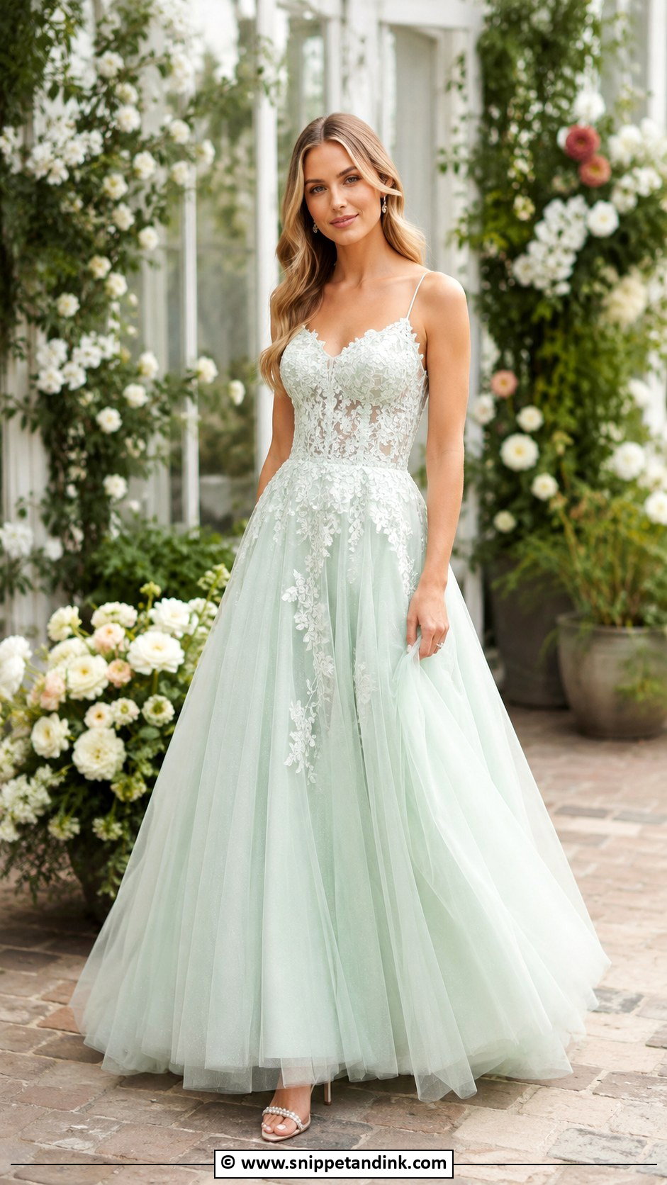 Mint Green Wedding Dress - Snippet and Ink - 25 Non Traditional Wedding Dress Colors