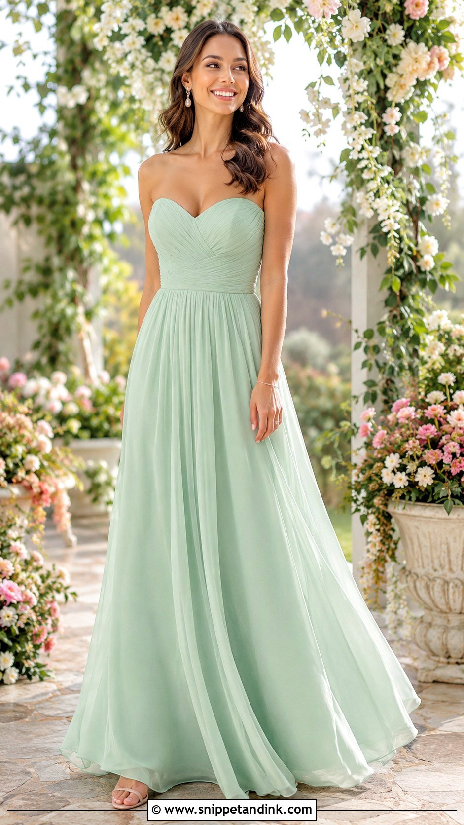 Mint Green Wedding Dress - Snippet and Ink - 30 Non White Wedding Dress Ideas