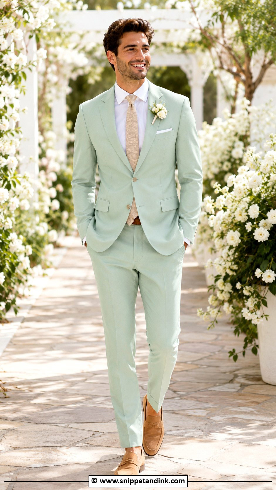 Mint Green Wedding Suit - Snippet and Ink - 30 Green Wedding Suit Ideas