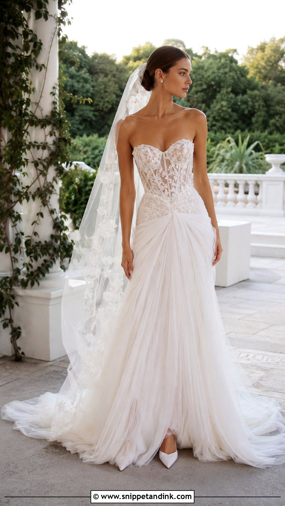Mira Zwillinger Basque Waist Wedding Dress - Snippet and Ink - 20 Mira Zwillinger Wedding Dress Ideas
