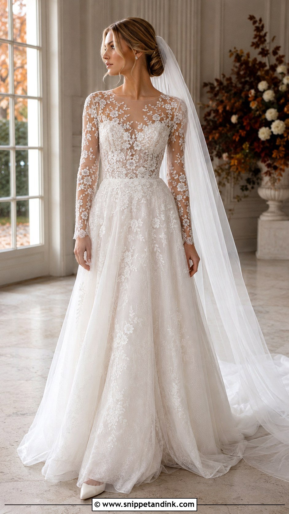Mira Zwillinger Long Sleeve Lace Wedding Dress - Snippet and Ink - 20 Mira Zwillinger Wedding Dress Ideas